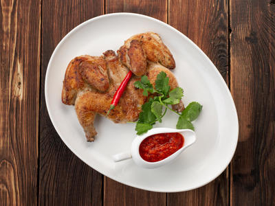 Roasted chicken (Tabaka Chicken)