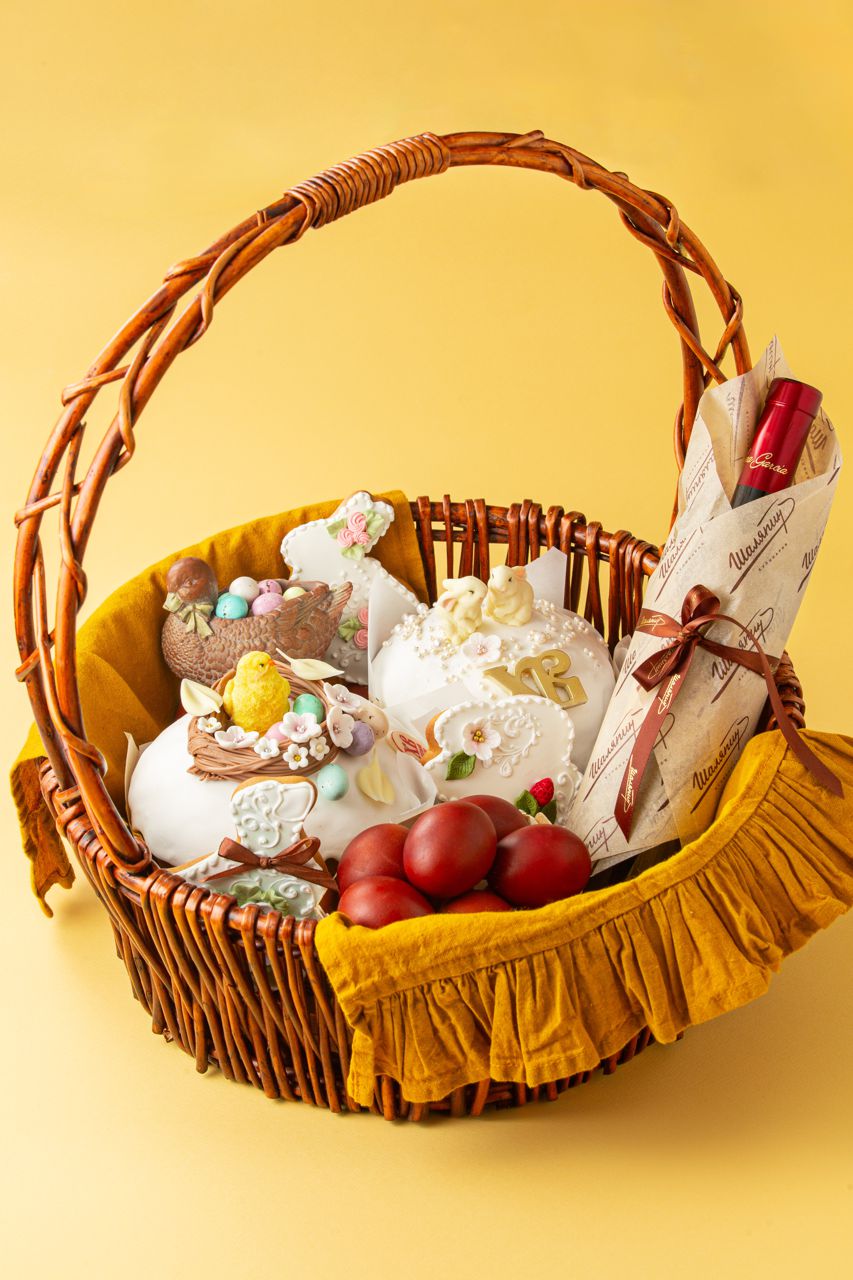 Пасхальная корзина большая
